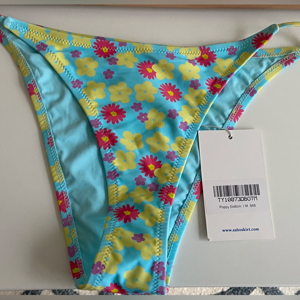 Sabo skirt poppy bikini bottom